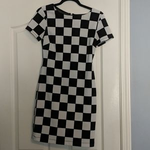 checkered flag dress